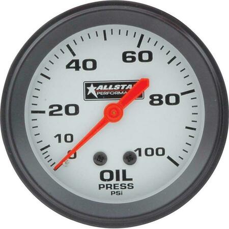 VORTEX 2.63 in. 0-100 PSI Oil Pressure Gauge VO3635975